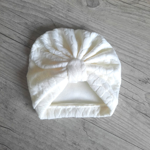 Knot turban or buns soft and warm fur-lined sweatshirt fabric 3 colors